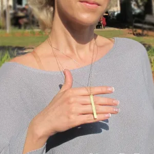 Personalized Latitude Longitude Layering Necklace