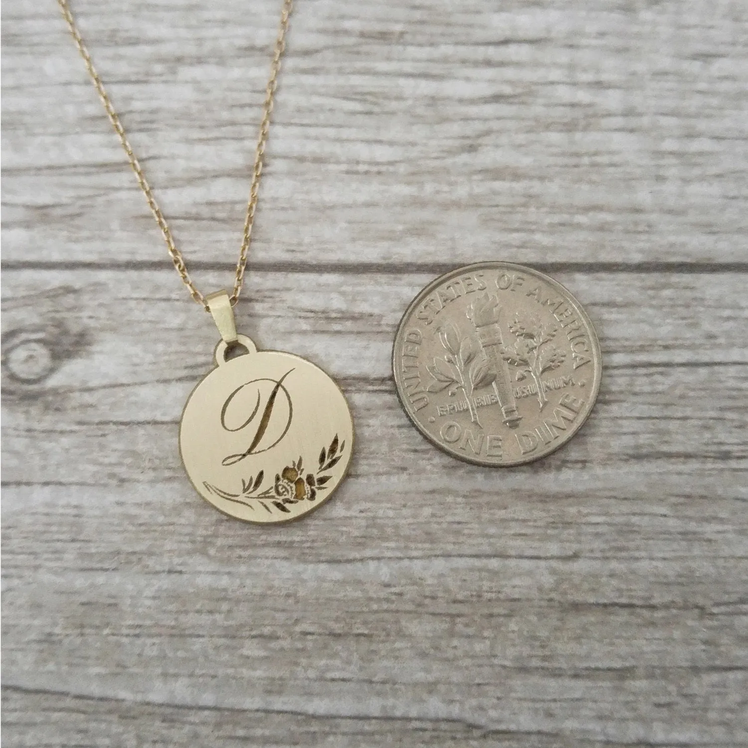 Personalized Necklace, 14k gold Initial necklace, personalized holiday gift, Monogram necklace, unique personalized pendant