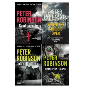 Peter Robinson 4 Books Collection Set Caedmans Song, When the Music's Over