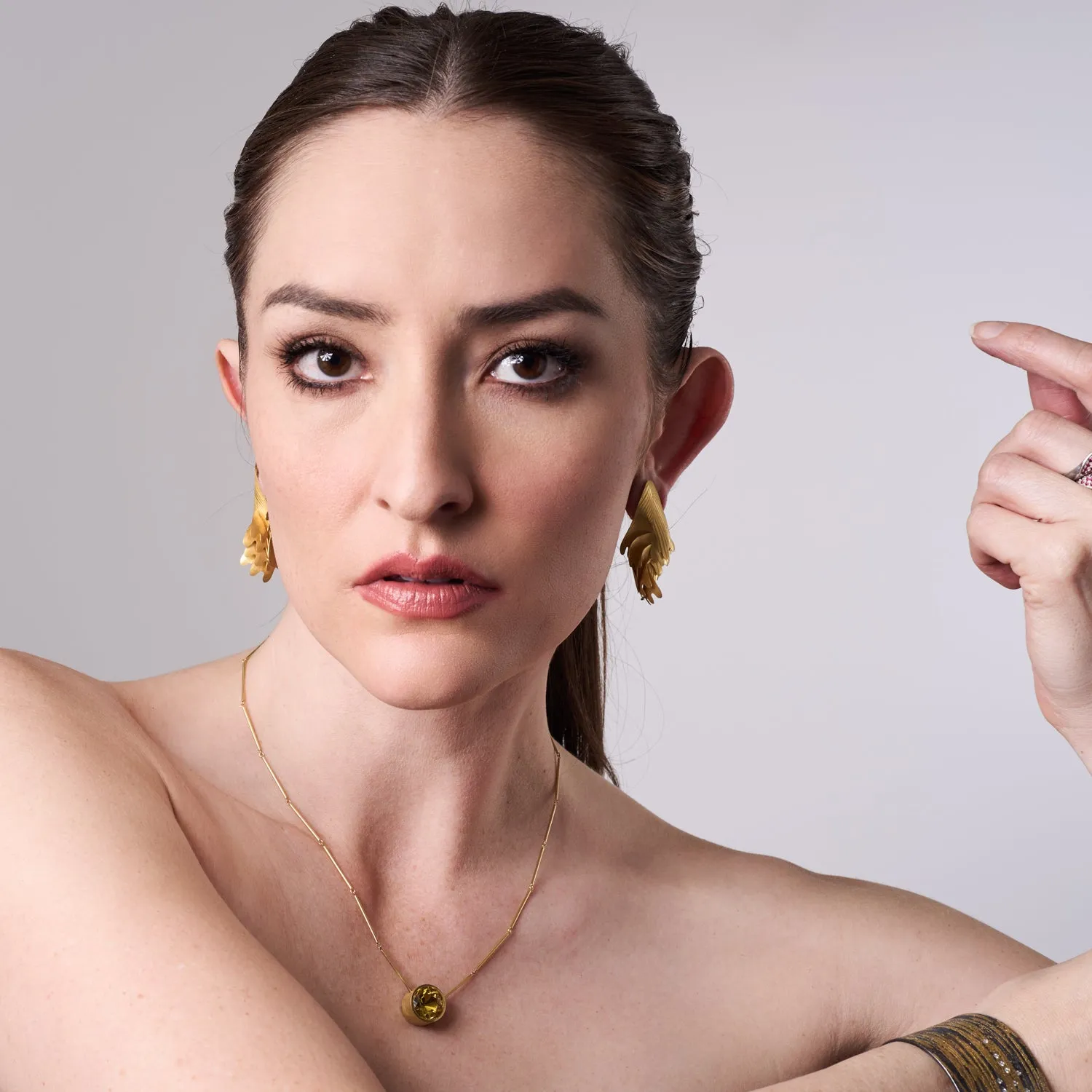 Platycerium Bell Earrings