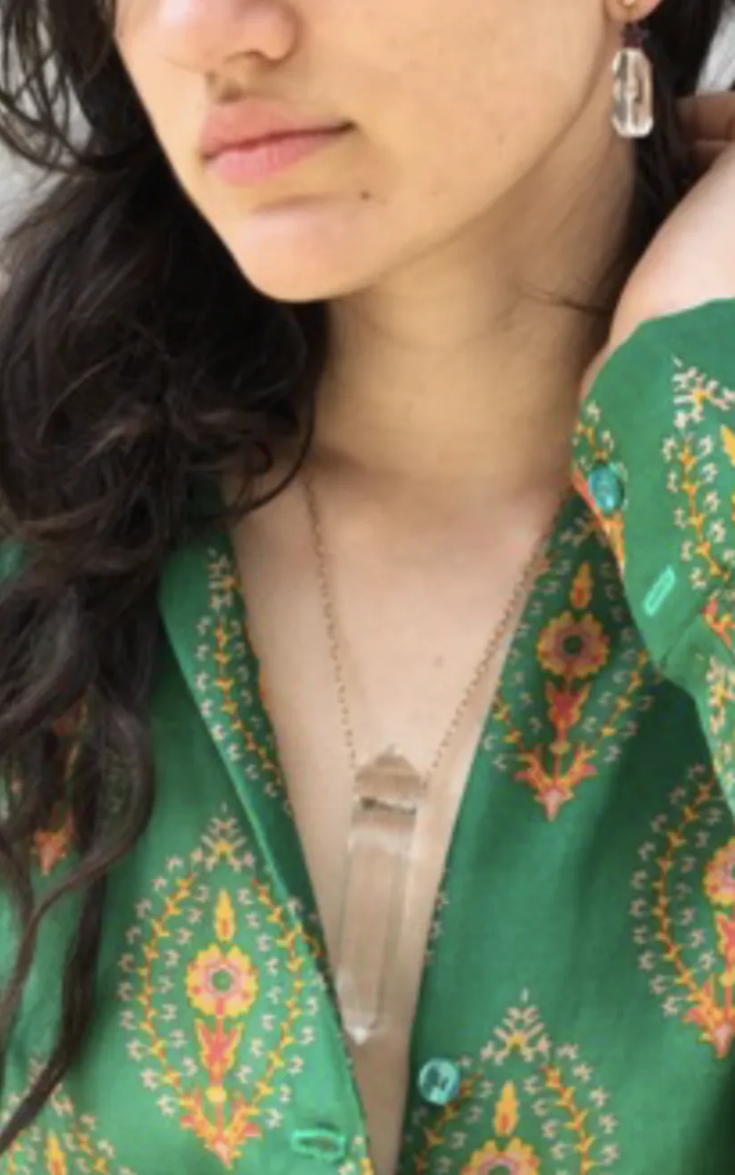 Power Crystal  Medium Necklace