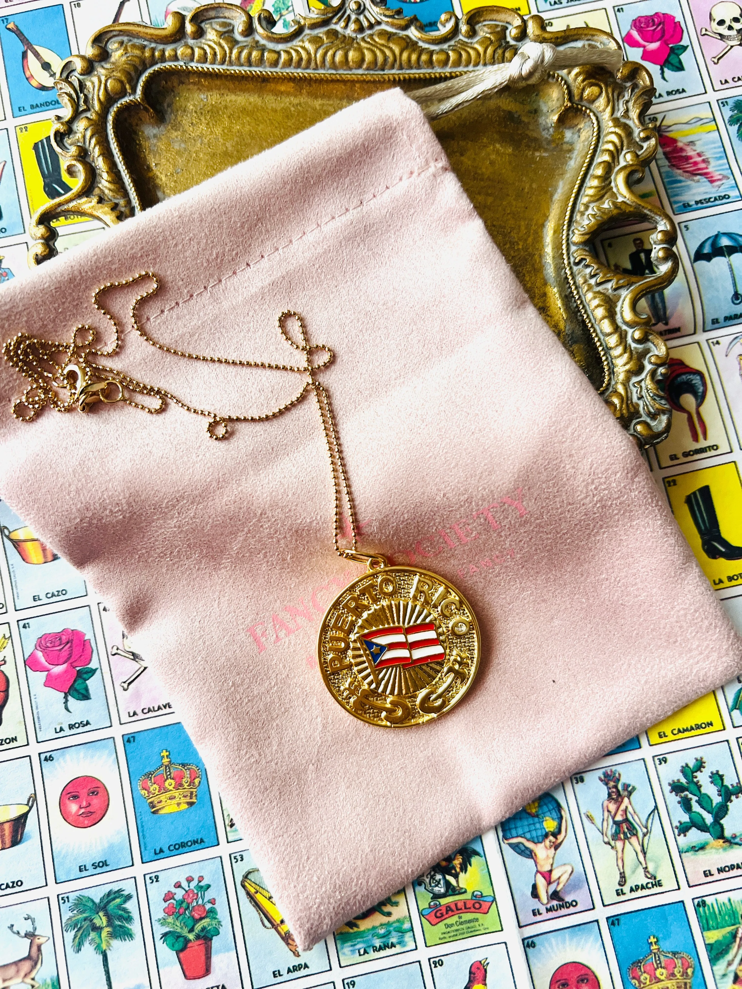 Puerto Rico Pendant Necklace