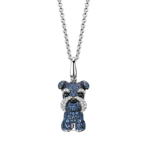 Puppy Wang Wang Schnauzer Morgen Pendant Necklace