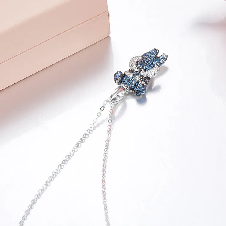 Puppy Wang Wang Schnauzer Morgen Pendant Necklace