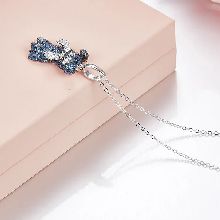 Puppy Wang Wang Schnauzer Morgen Pendant Necklace