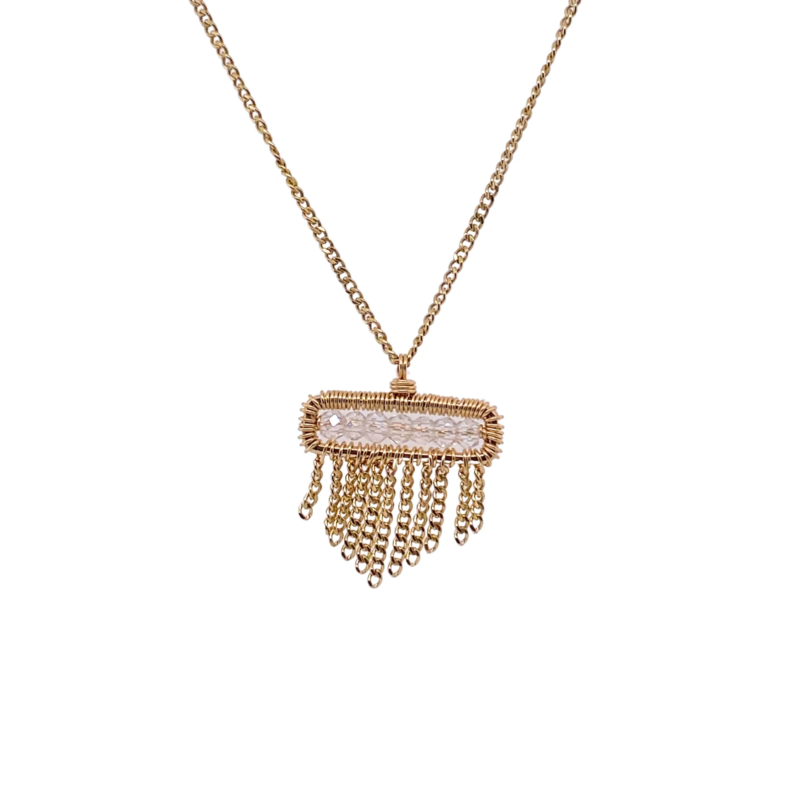 Quartz Tassel Necklace