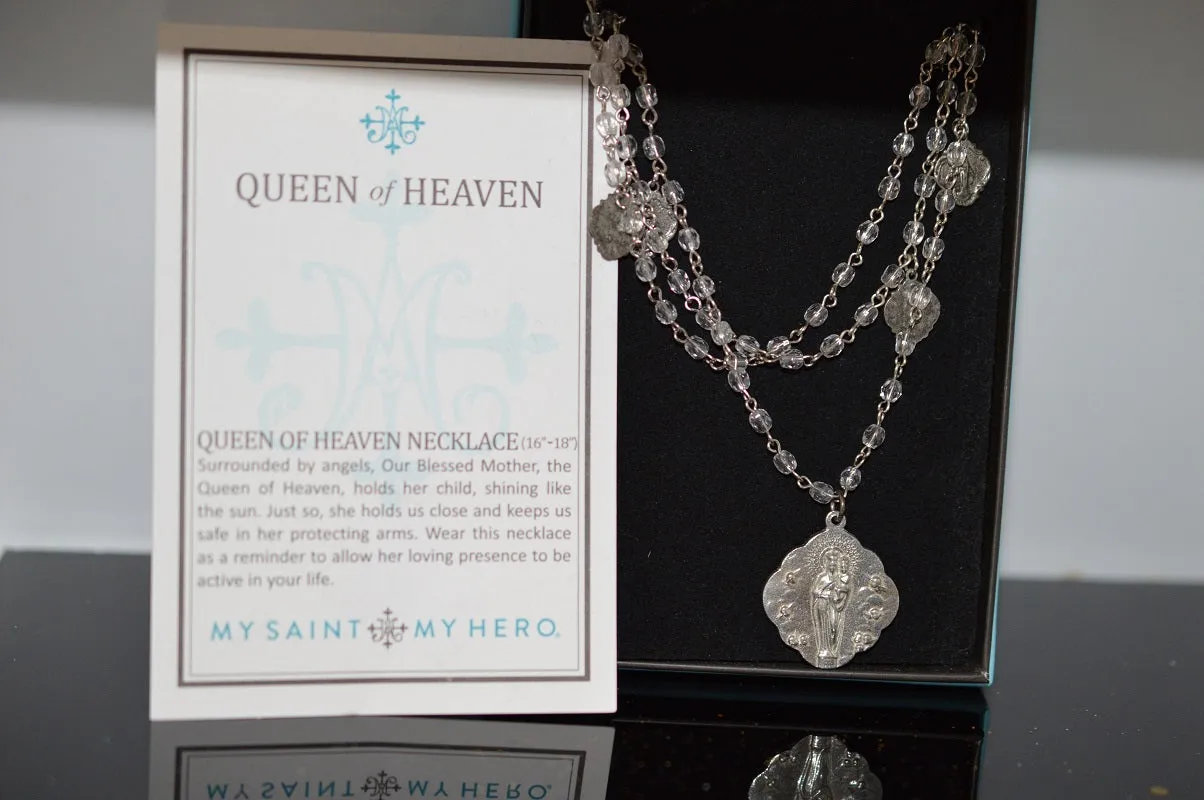 Queen Of Heaven Necklace My Saint My Hero