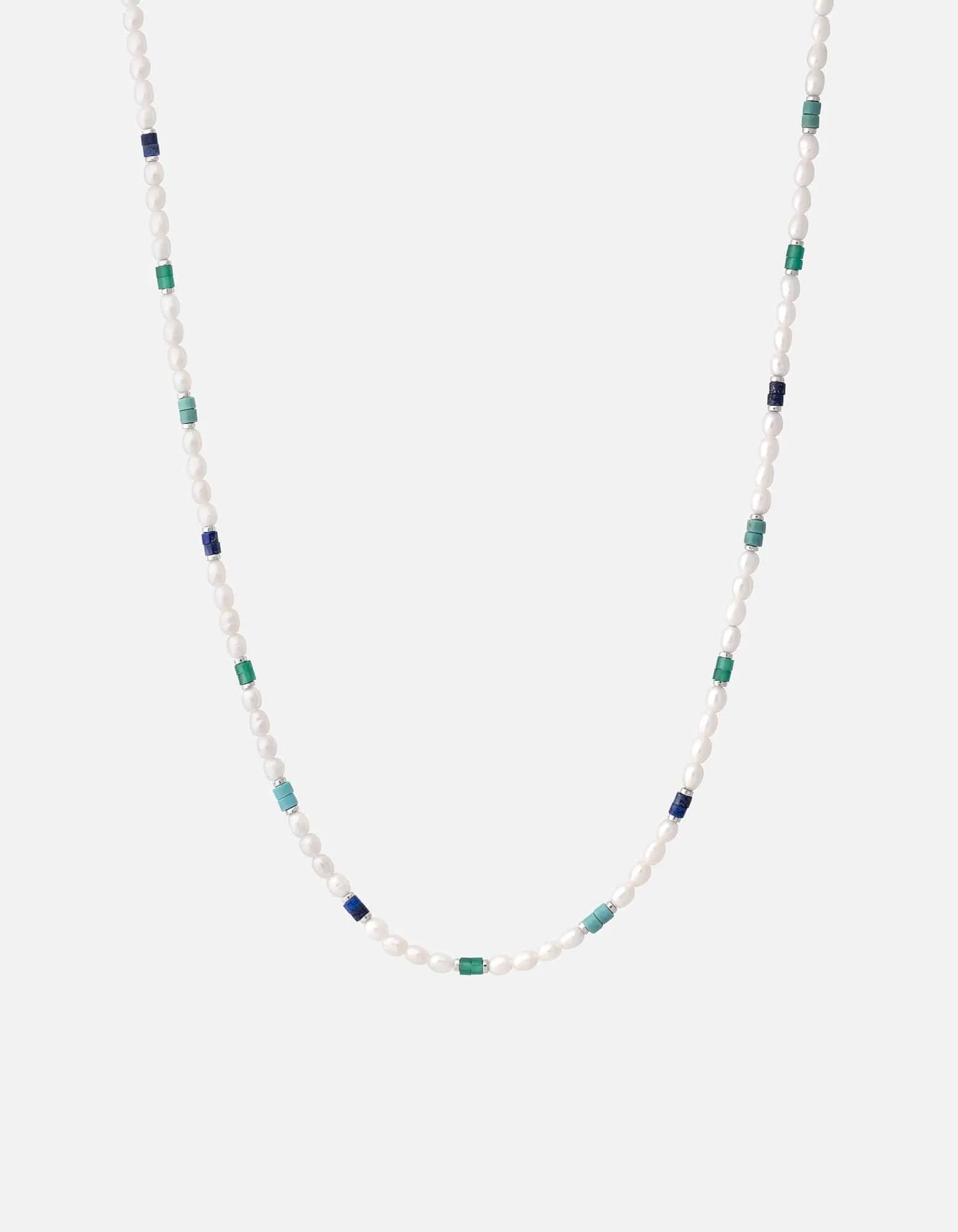 Ravi Pearl Necklace, Sterling Silver