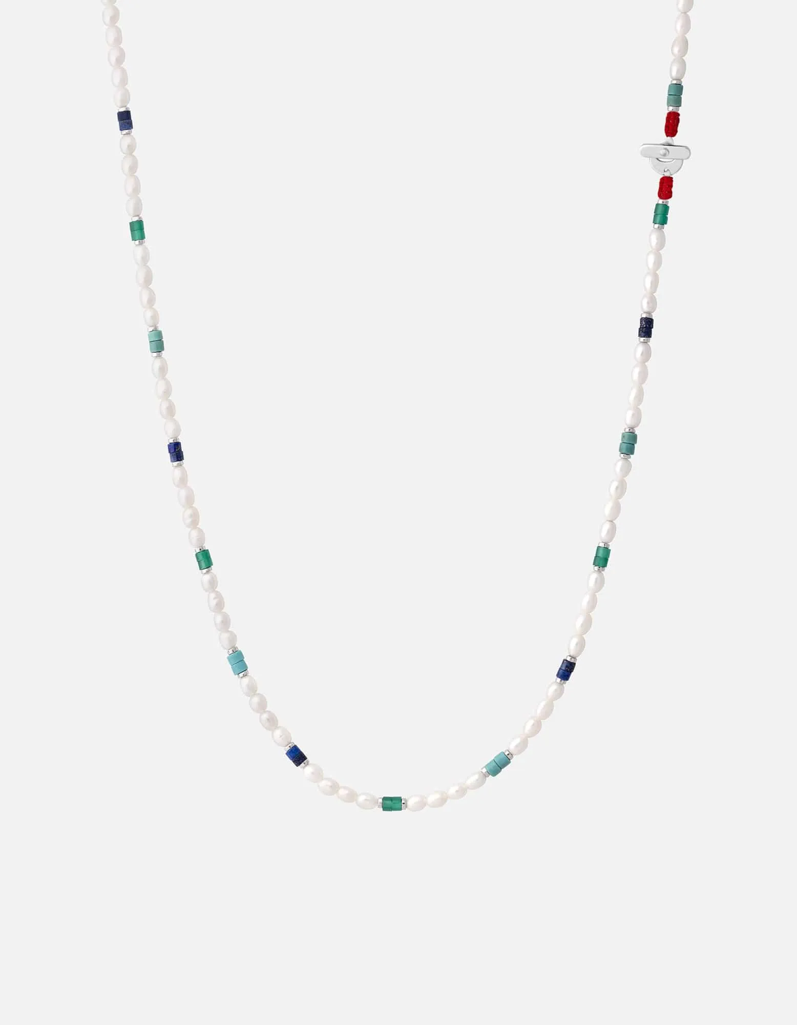 Ravi Pearl Necklace, Sterling Silver