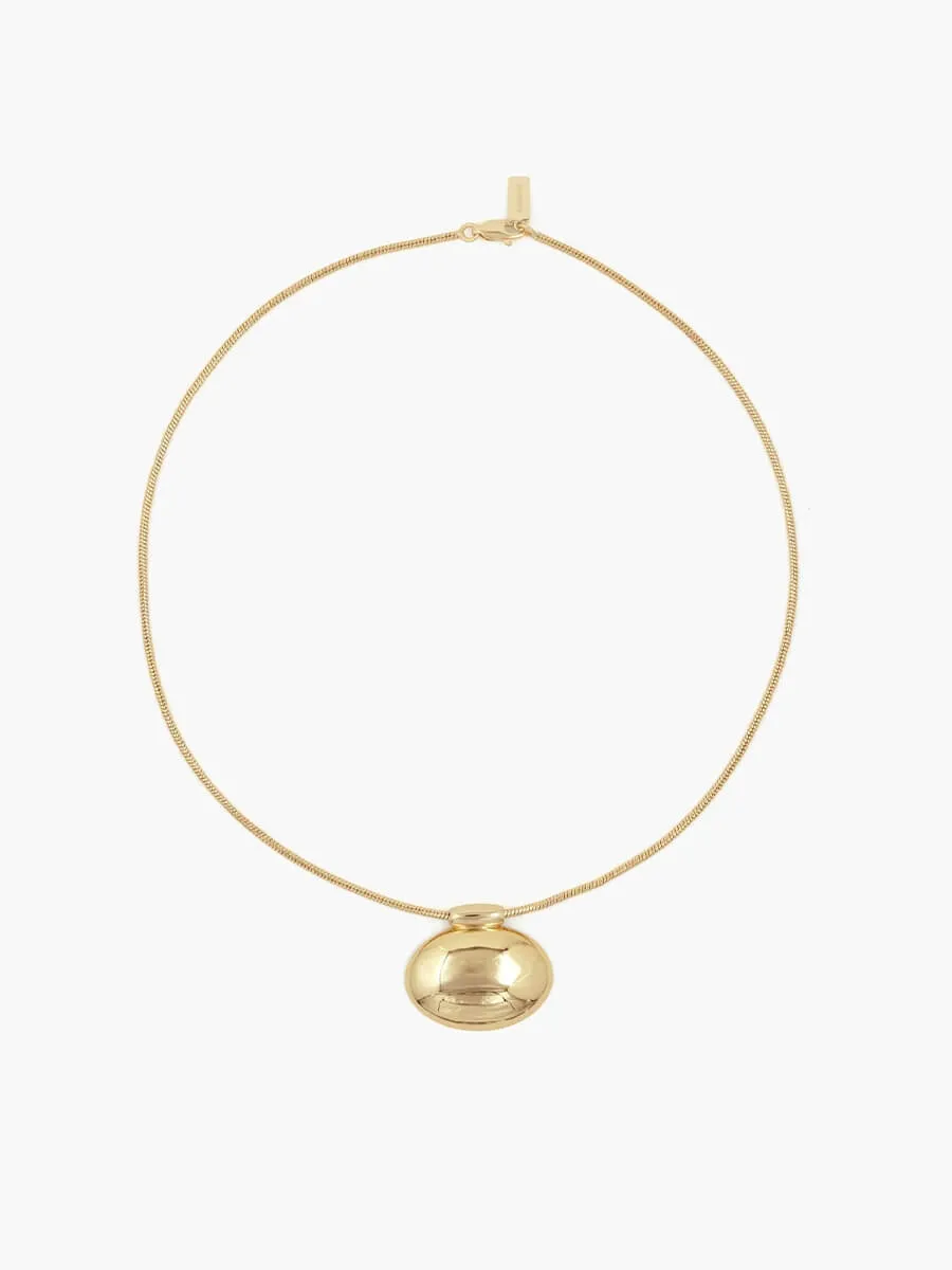 Reflection Pendant Necklace - Gold