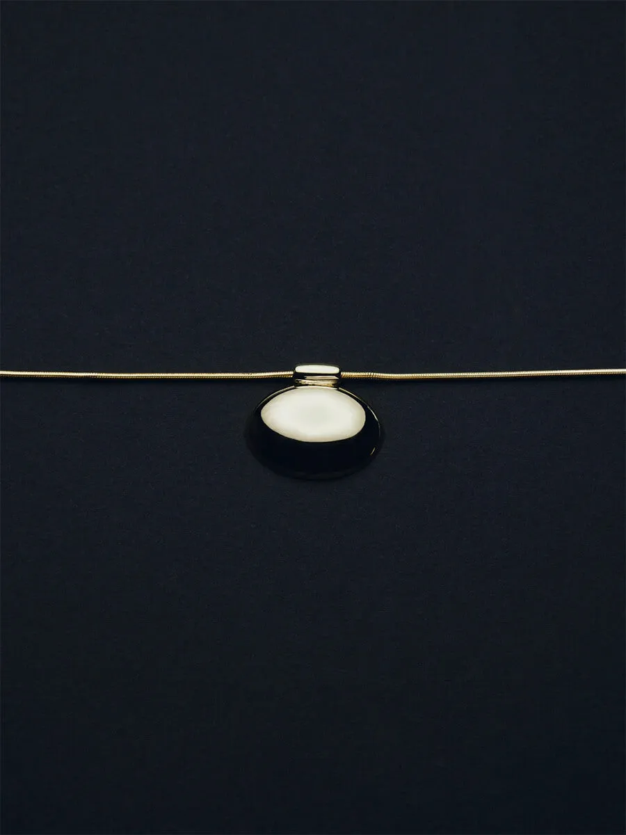 Reflection Pendant Necklace - Gold