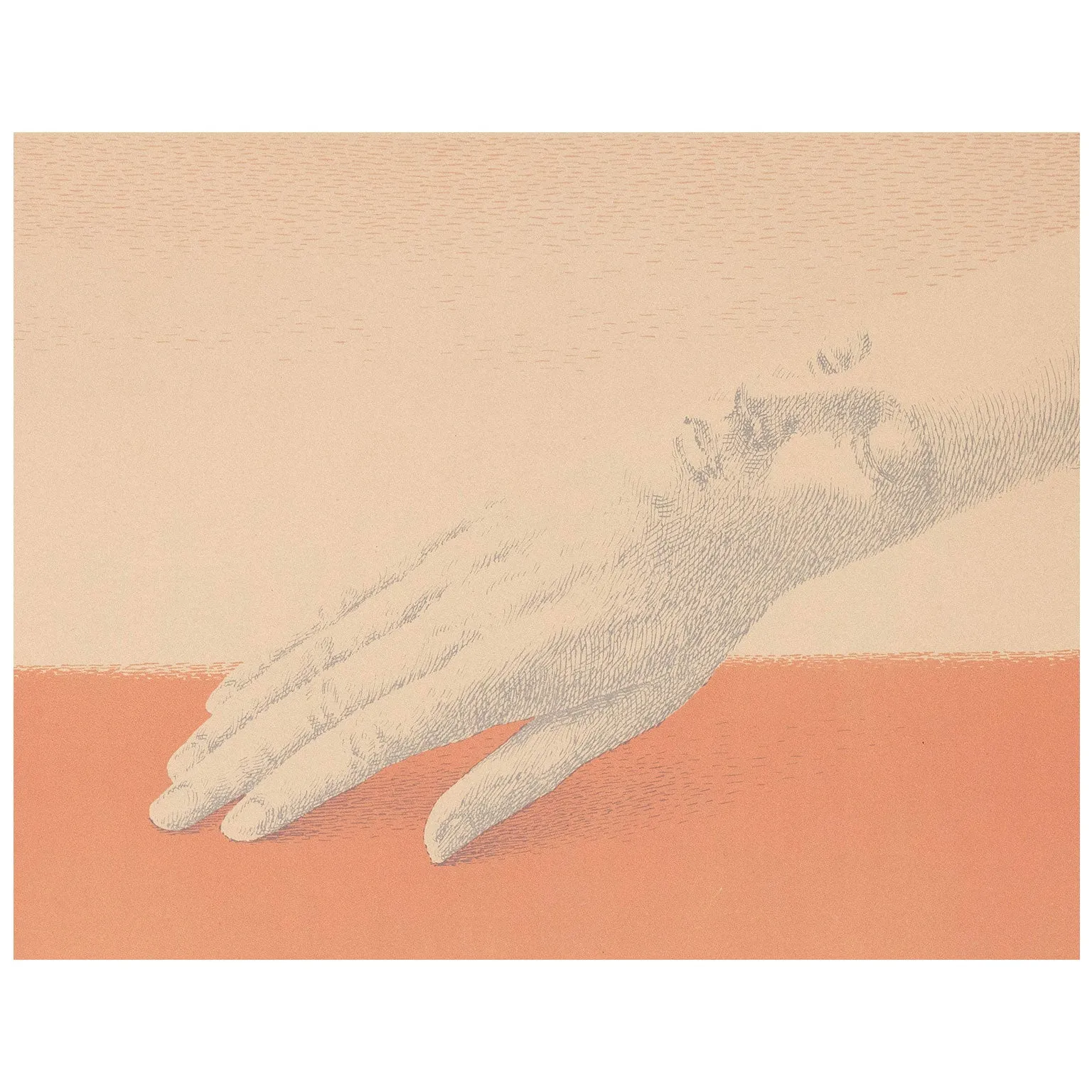 RENE MAGRITTE "LES BIJOUX INDISCRETS" LITHOGRAPH, 1963
