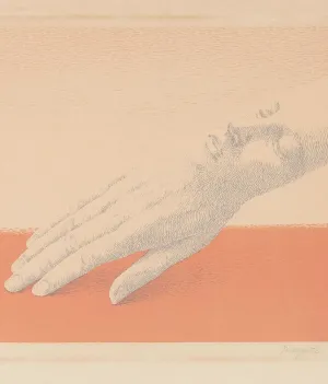 RENE MAGRITTE "LES BIJOUX INDISCRETS" LITHOGRAPH, 1963