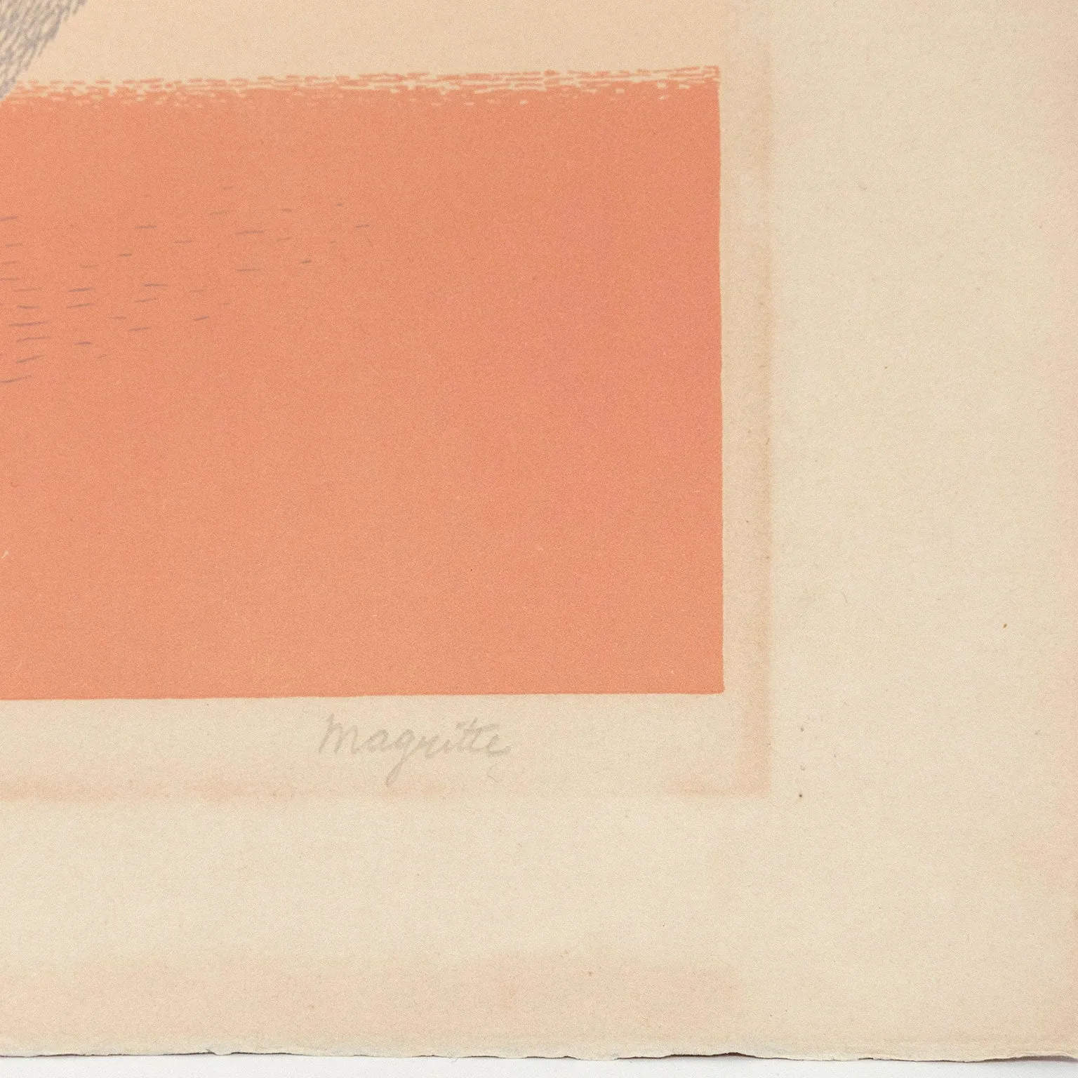 RENE MAGRITTE "LES BIJOUX INDISCRETS" LITHOGRAPH, 1963