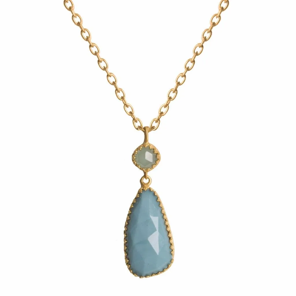Rococo Tiered Crystal Quartz Necklace