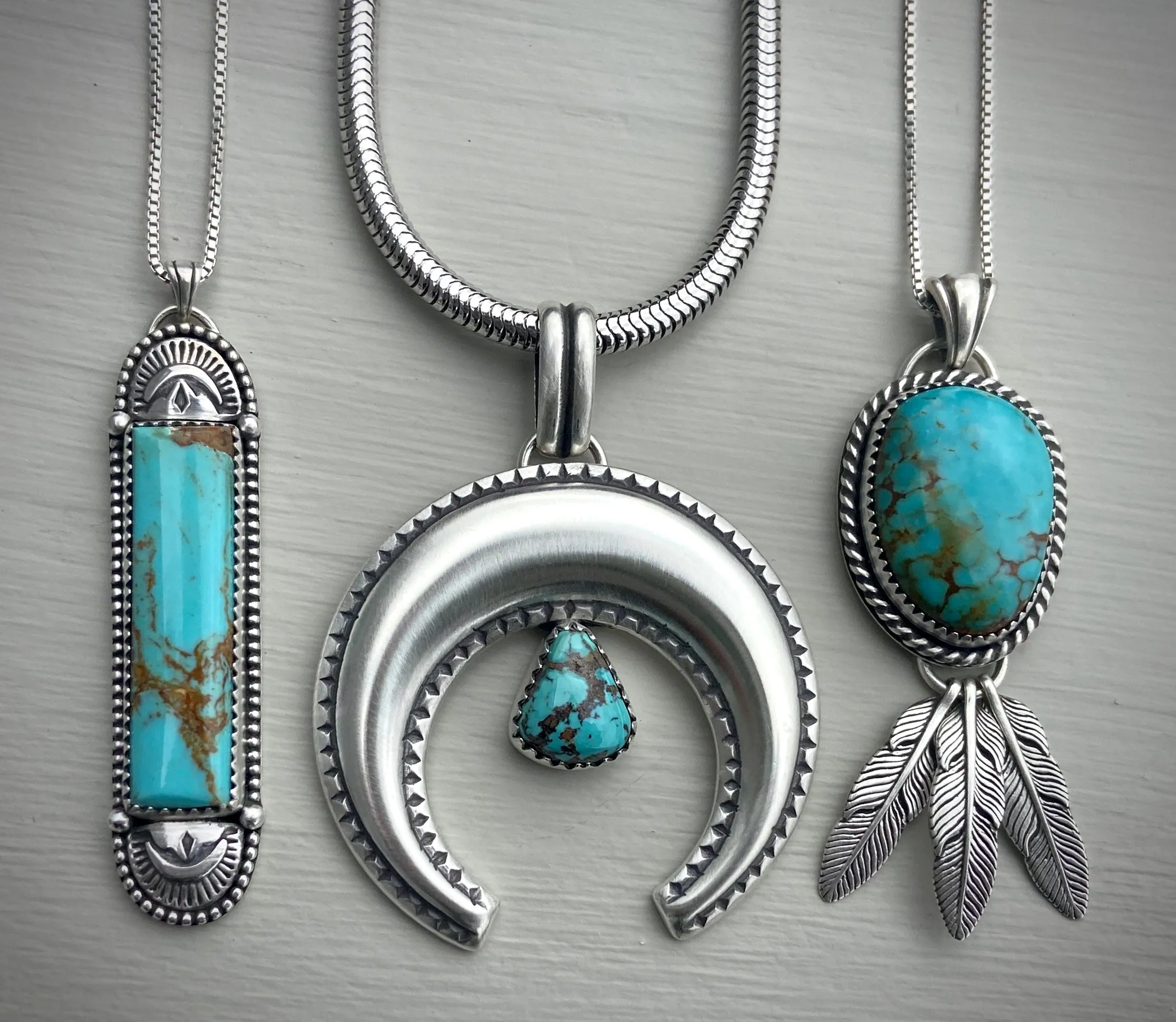 Royston Turquoise Naja Pendant