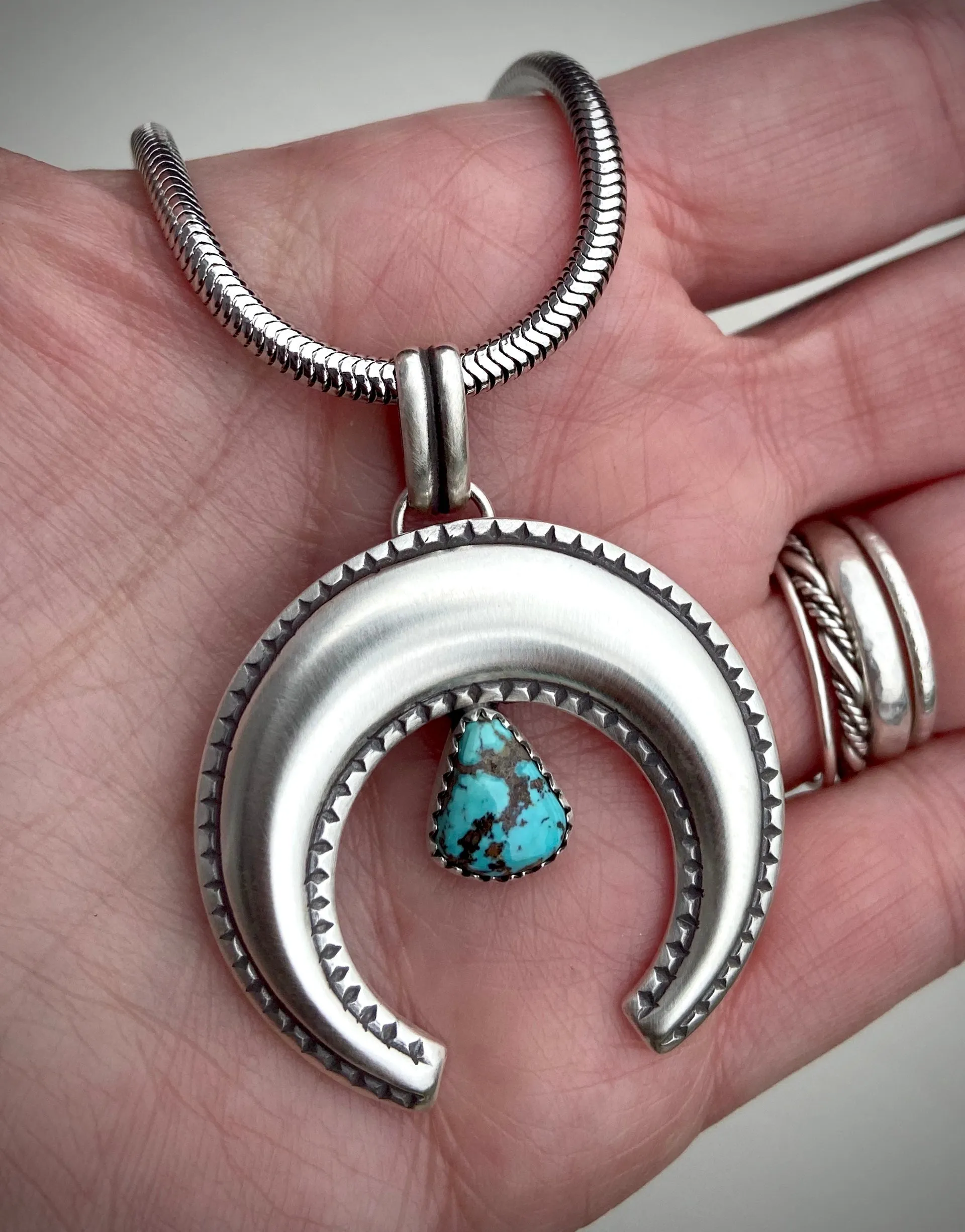 Royston Turquoise Naja Pendant