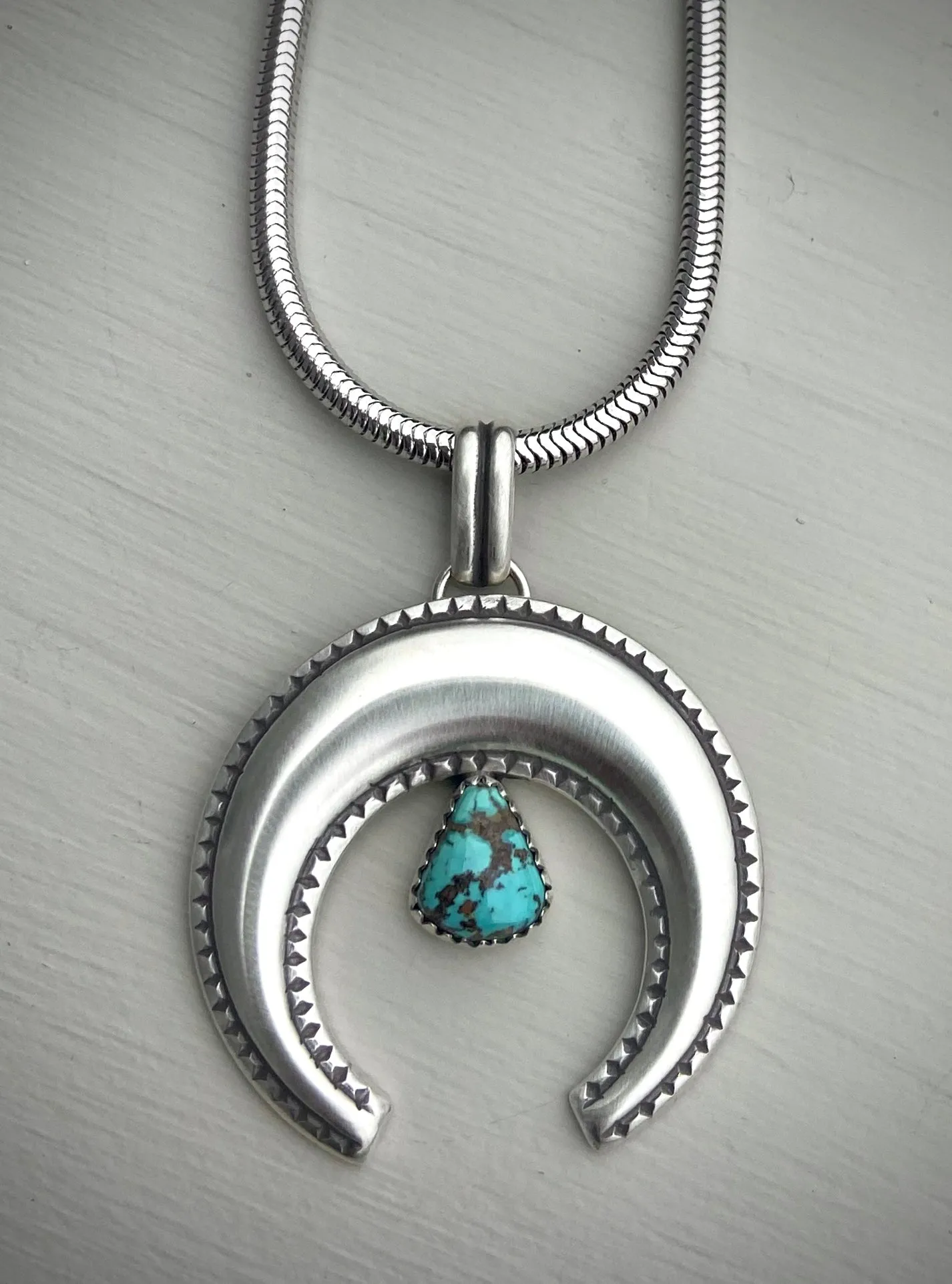 Royston Turquoise Naja Pendant
