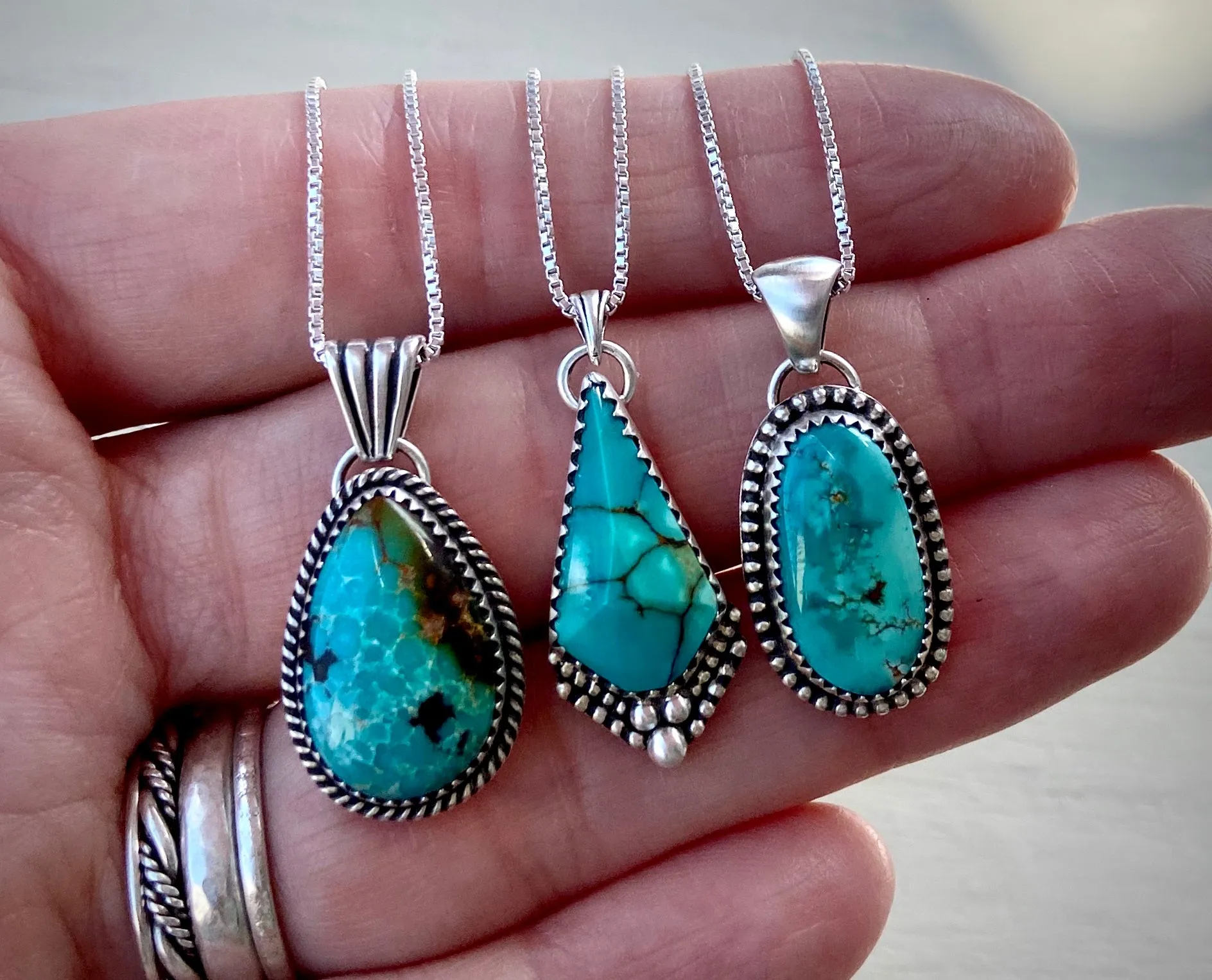 Royston Turquoise Pendant