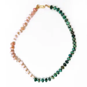 Sand and Sea Gemstone Necklace