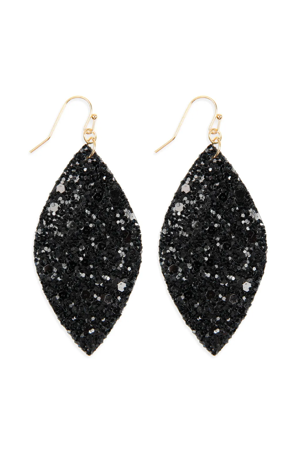SEQUIN MARQUISE DROP EARRINGS
