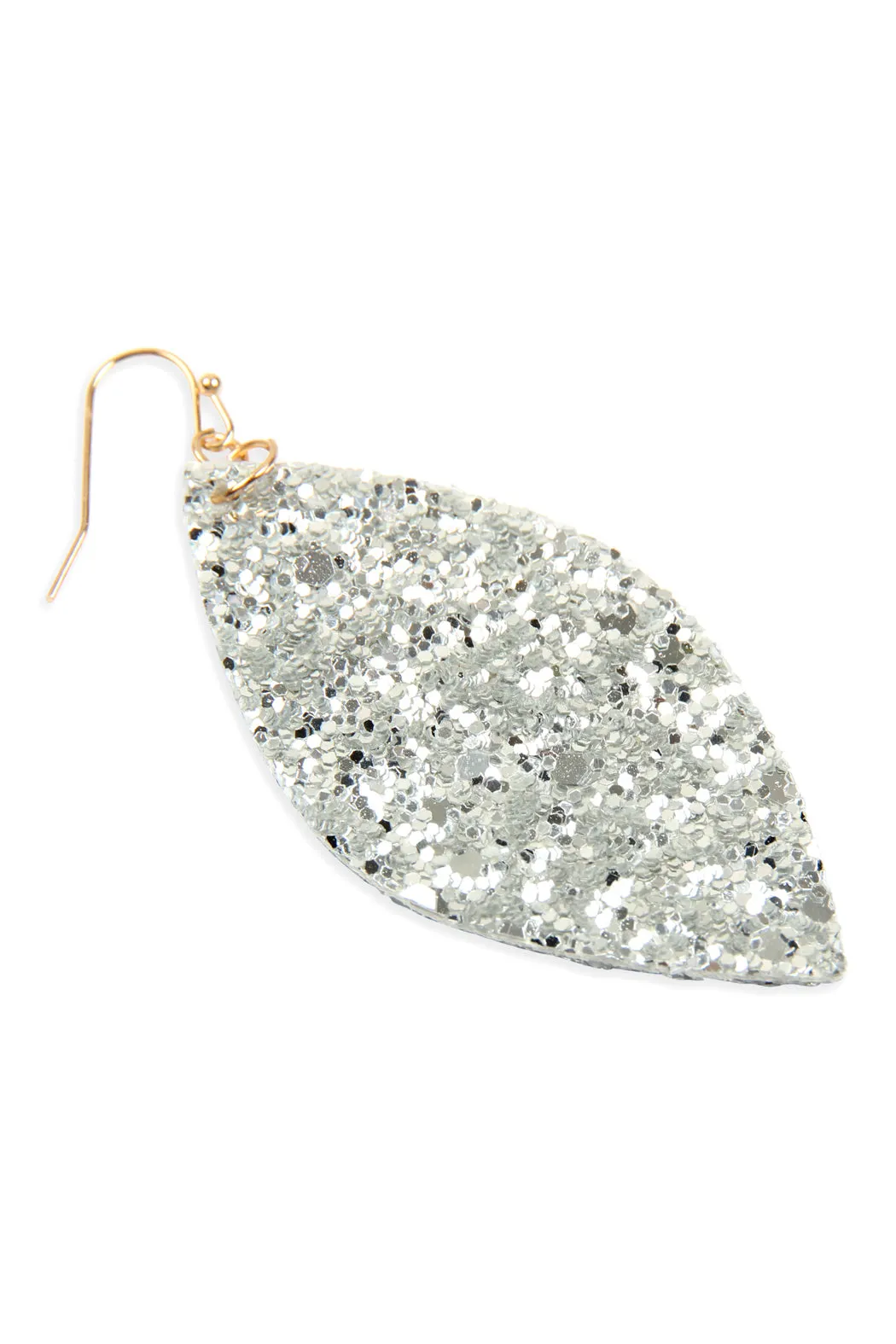 SEQUIN MARQUISE DROP EARRINGS
