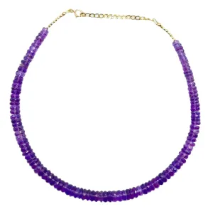 Shakti 14K Gold and Amethyst Necklace