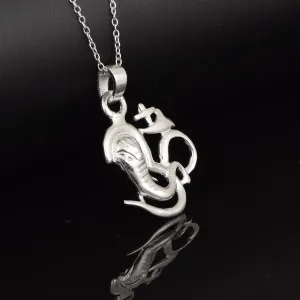 Shiva Shankar Pendant 925 Sterling Silver Traditional Religious Lord Om Ganesha Pendant