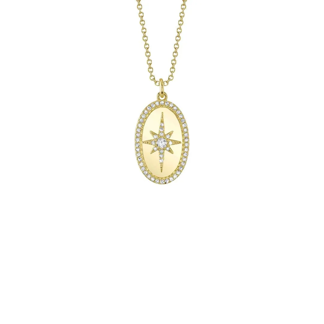 Shy Creation Diamond North Star Necklace