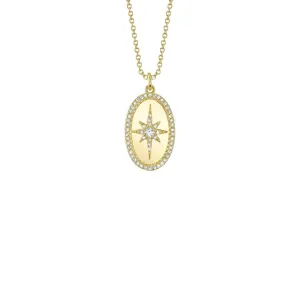 Shy Creation Diamond North Star Necklace