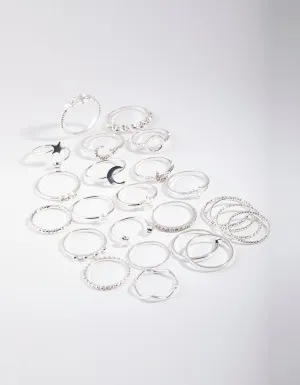 Silver Celestial Ring 24-Pack