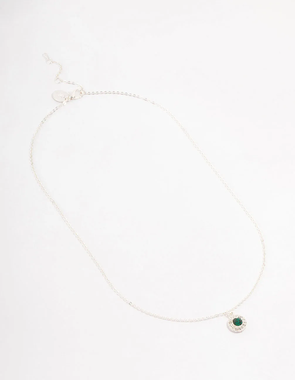 Silver Halo Czech Crystal Necklace
