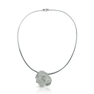 Silver Spiral Necklace
