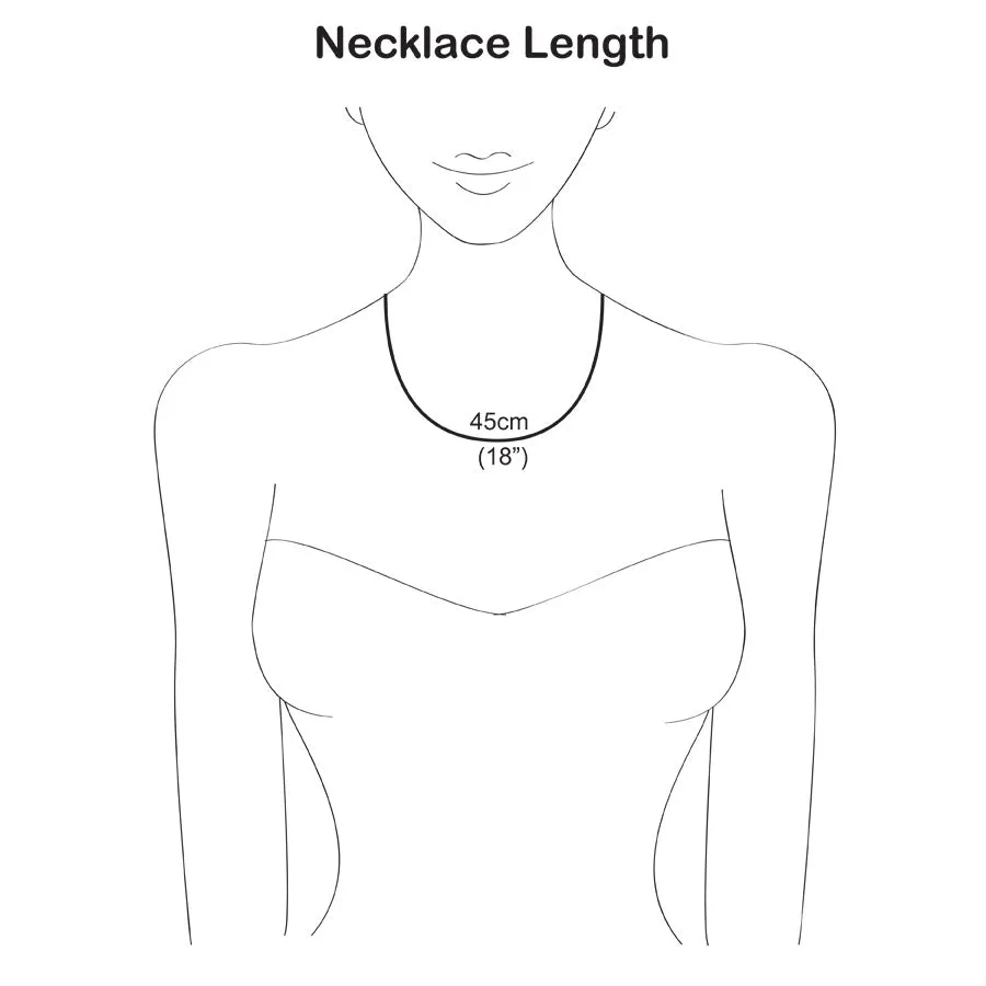 Silver Stag Chain Necklace