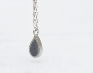 Silver Tear Drop Pendant