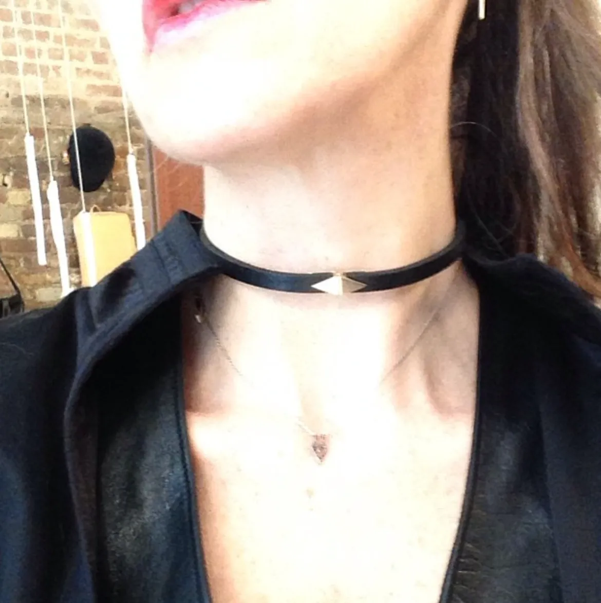 Small Gothic Heart Necklace