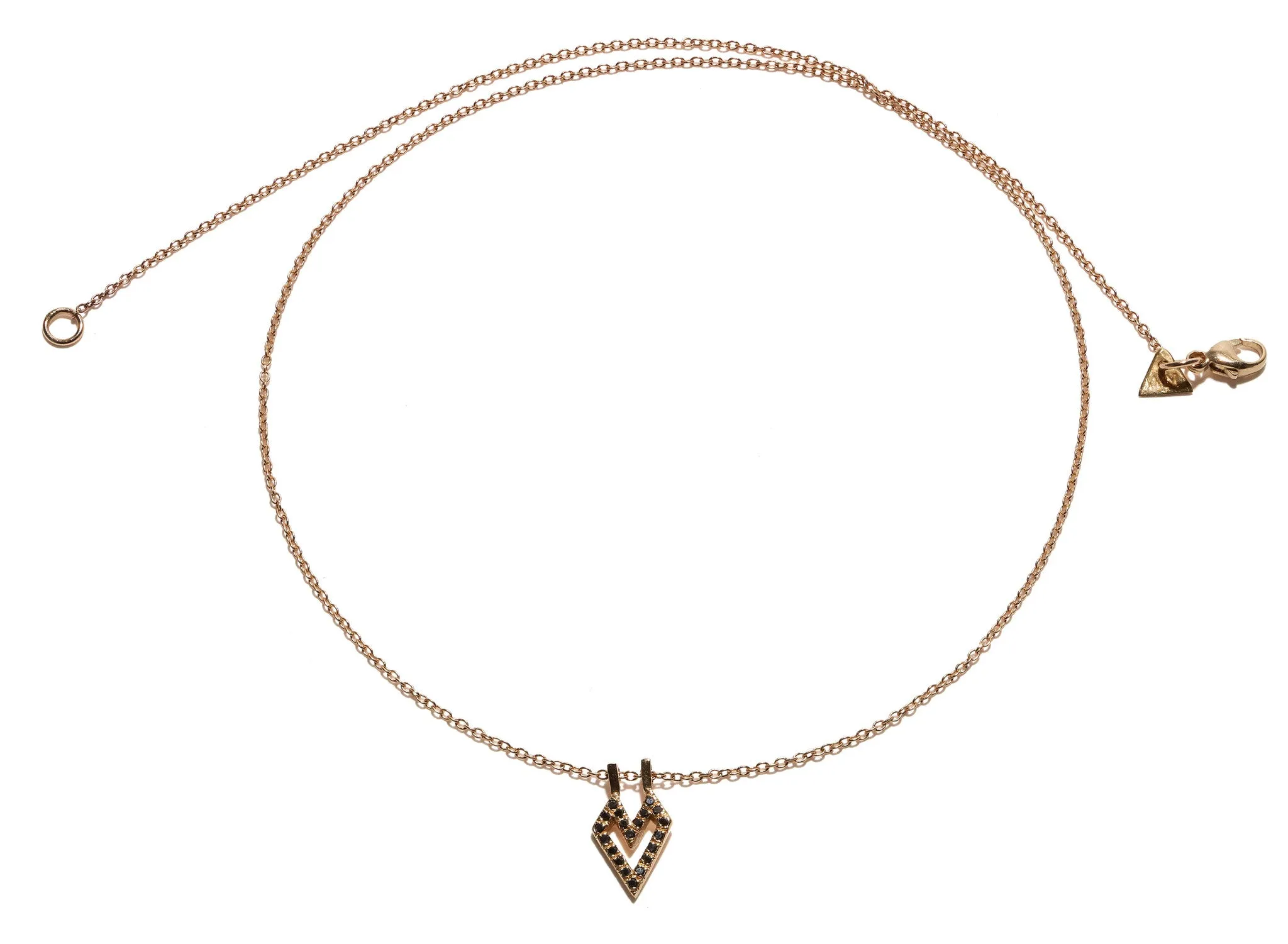 Small Gothic Heart Necklace
