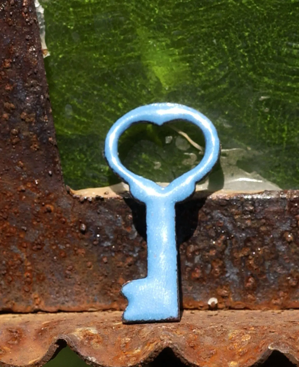 Smooth Key Large 50mm x 20mm Cutout key pendant