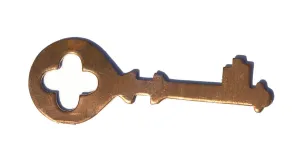 Smooth Key Large 50mm x 20mm Cutout key pendant
