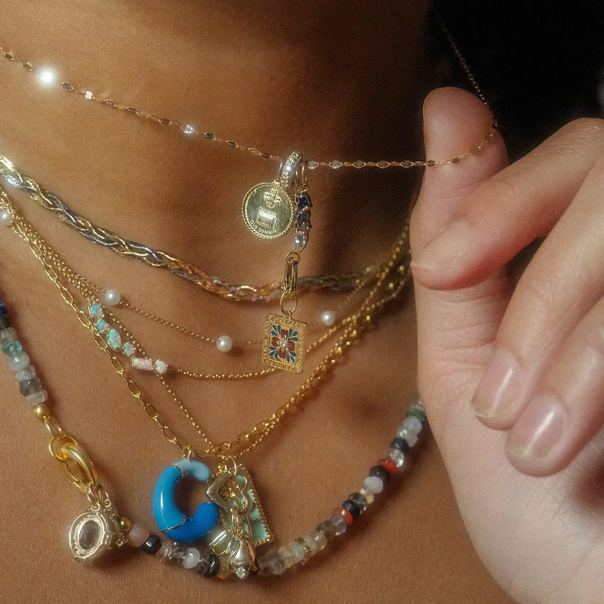 Solid Gold Statement Charm
