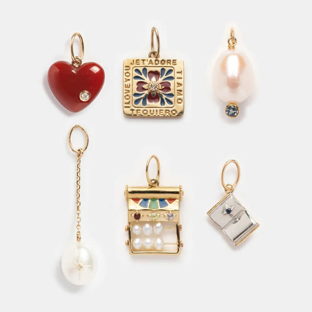Solid Gold Statement Charm