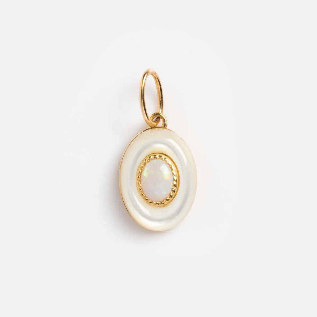 Solid Gold Statement Charm