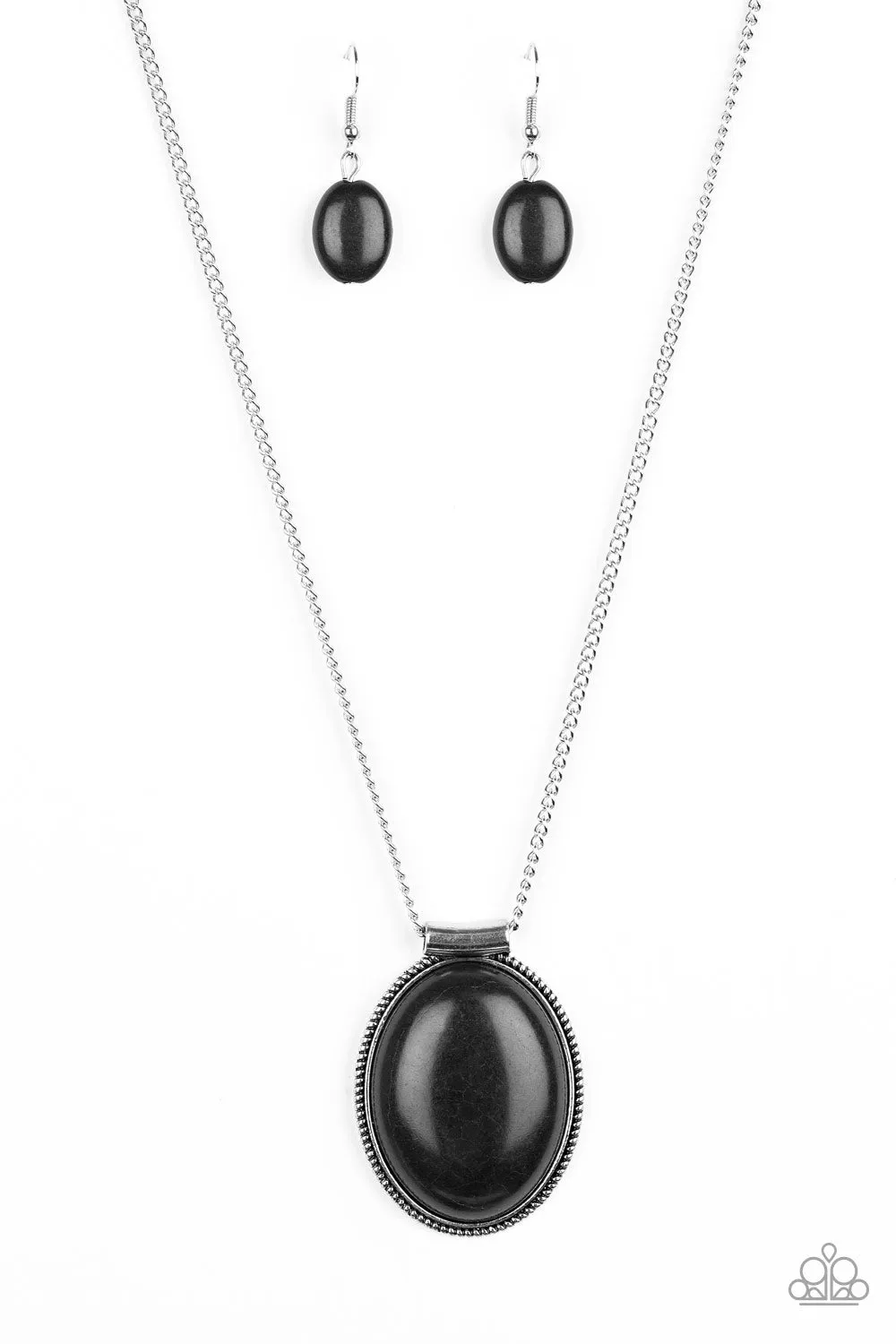 Southwest Showdown - Black Necklace - Paparazzi Accessories