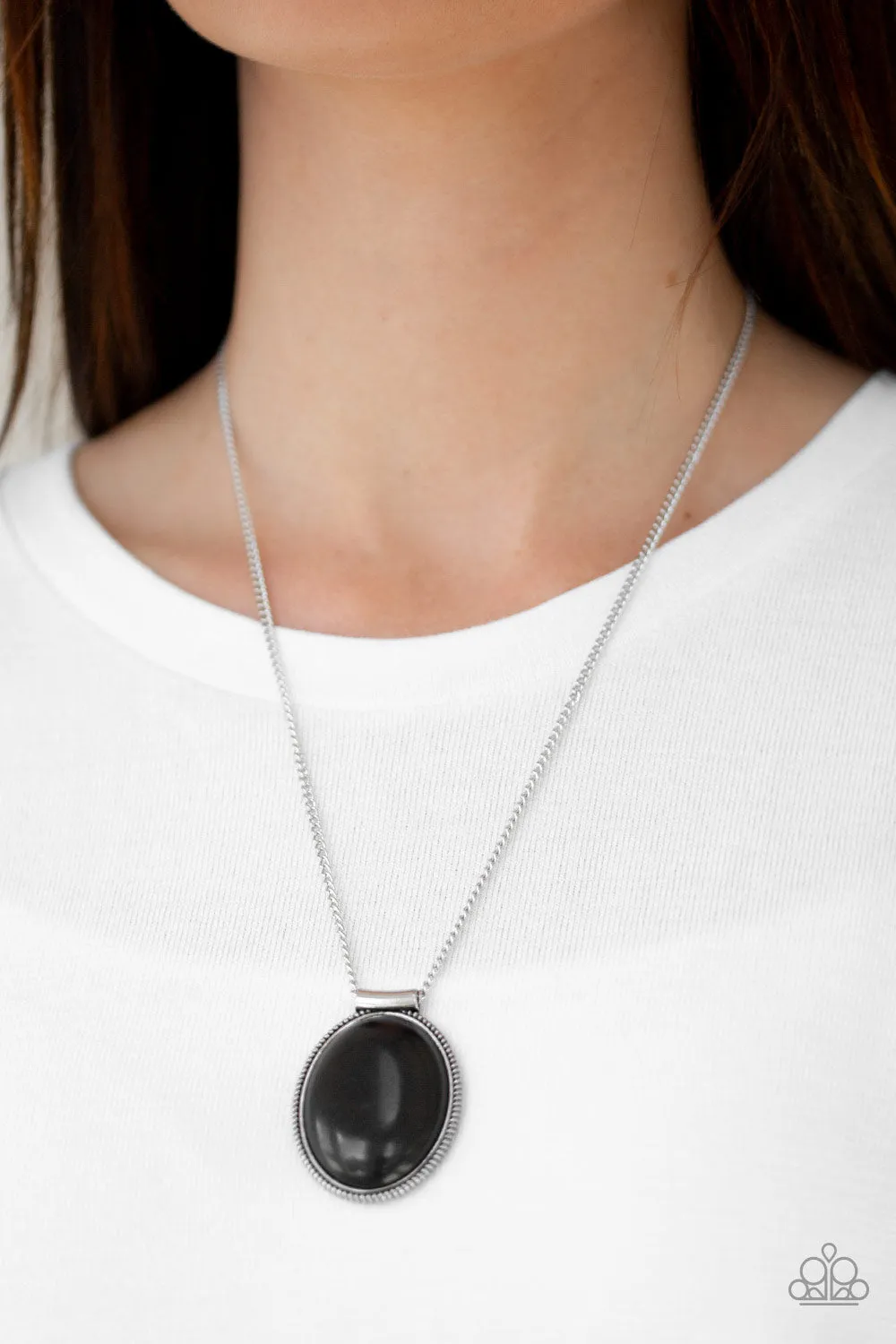 Southwest Showdown - Black Necklace - Paparazzi Accessories
