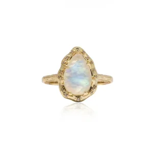 Sprinkled Pacific Moonstone Ring