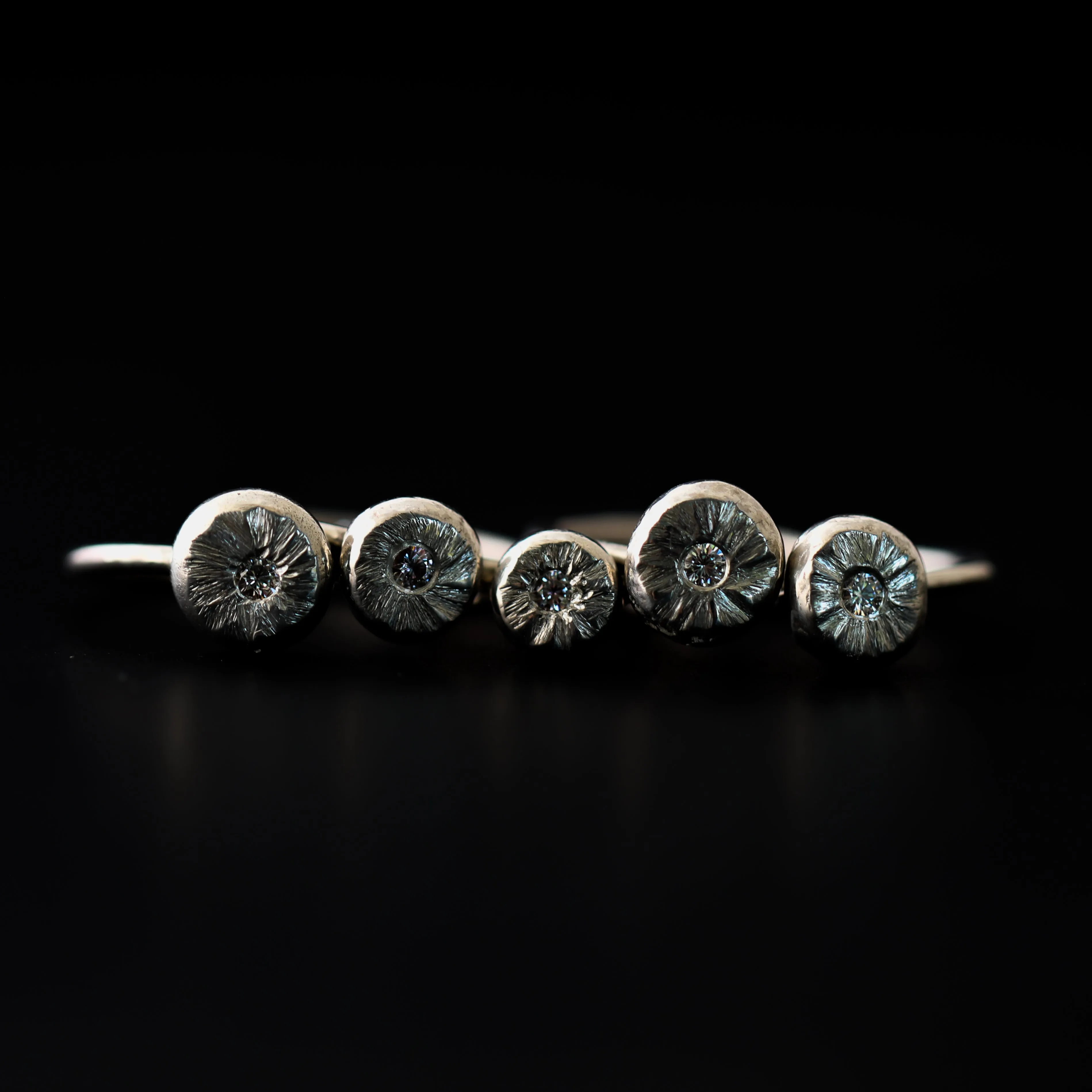 Star Ring with Moissanite