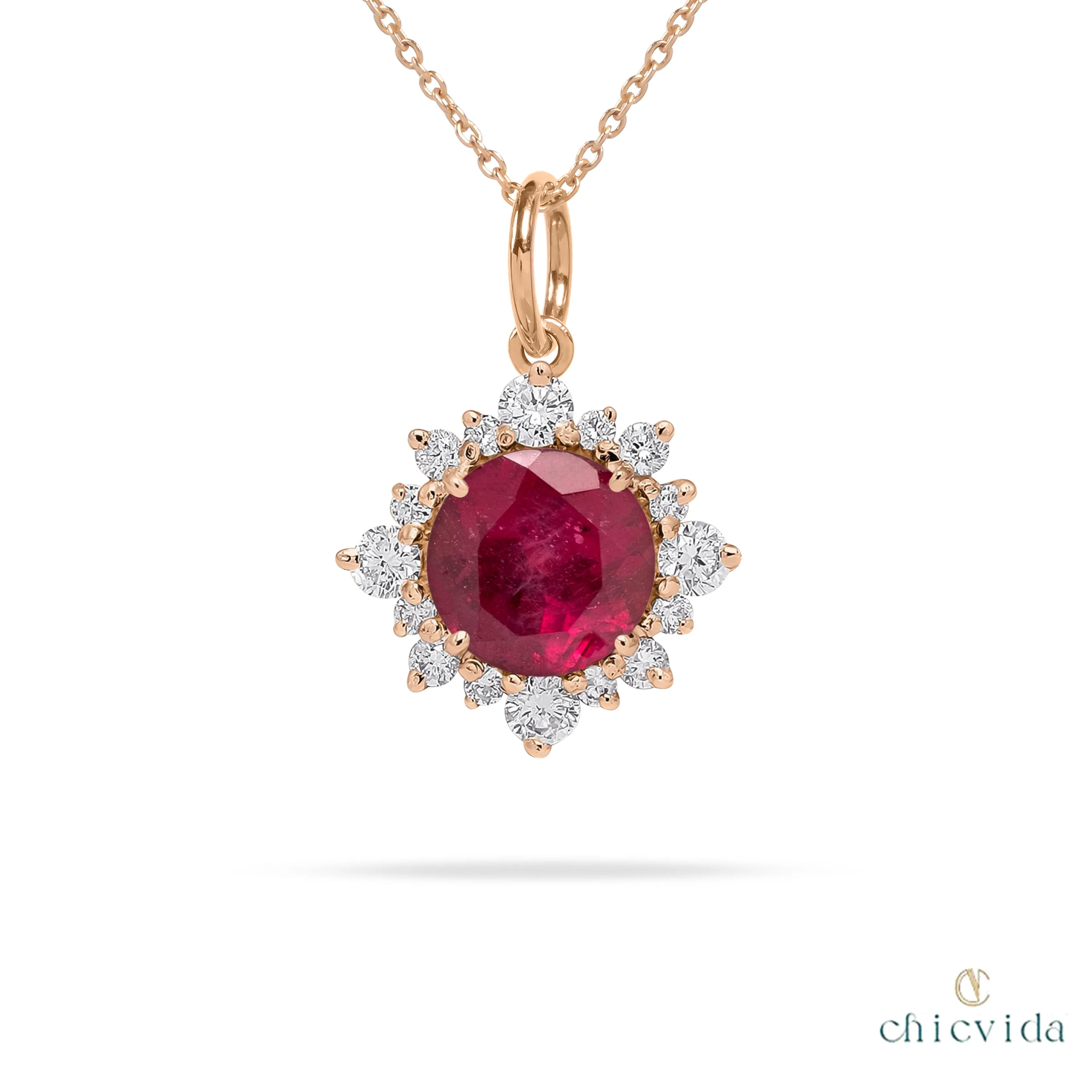 Starlit Ruby Pendant