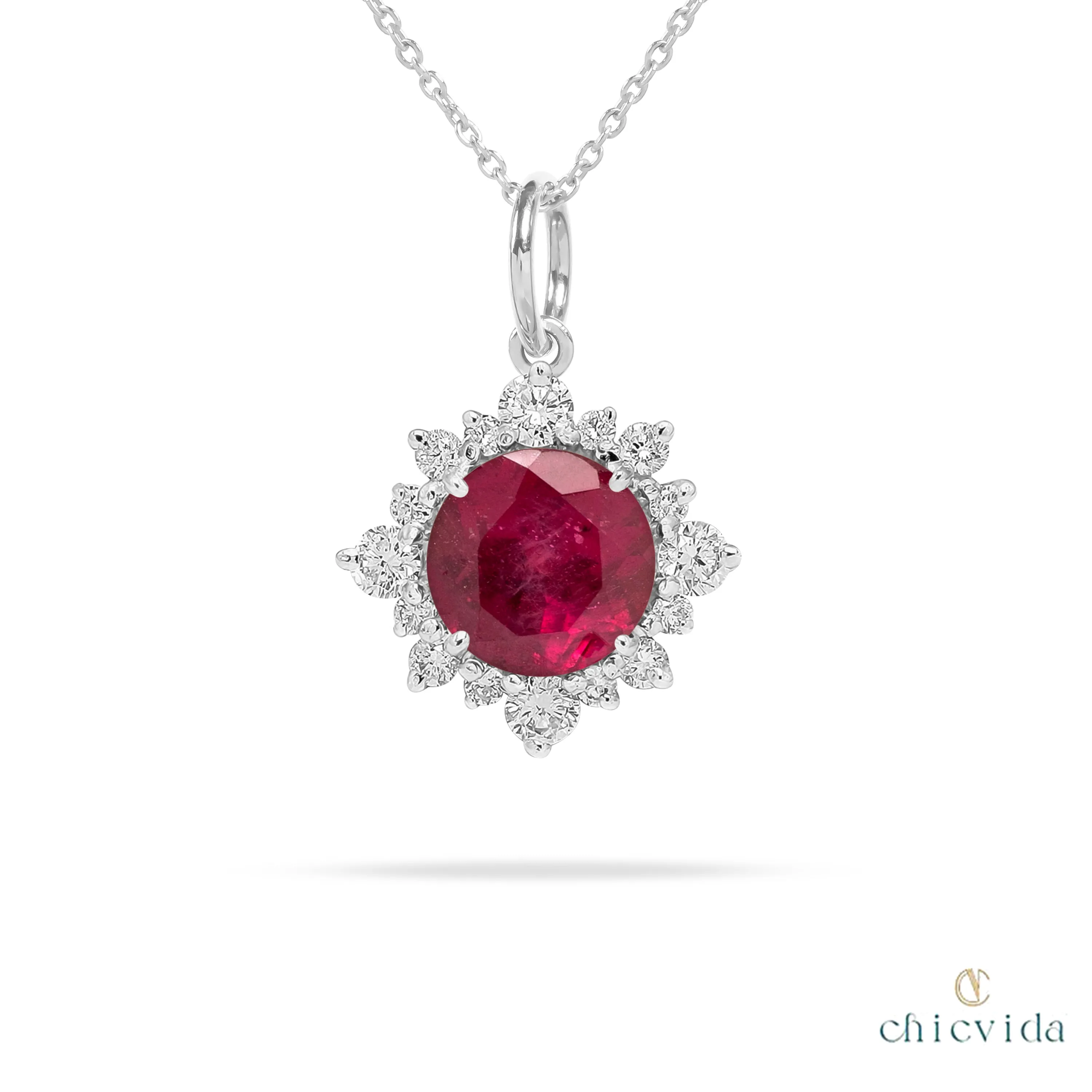Starlit Ruby Pendant