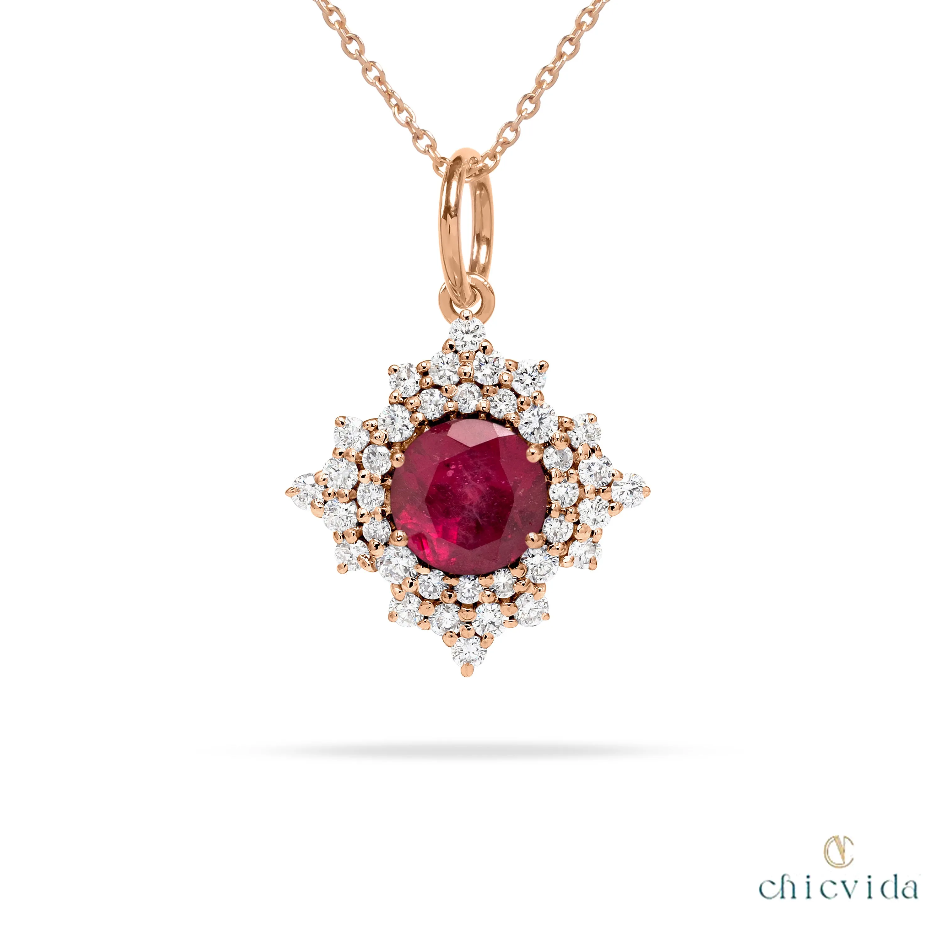Stellar Ruby Pendant