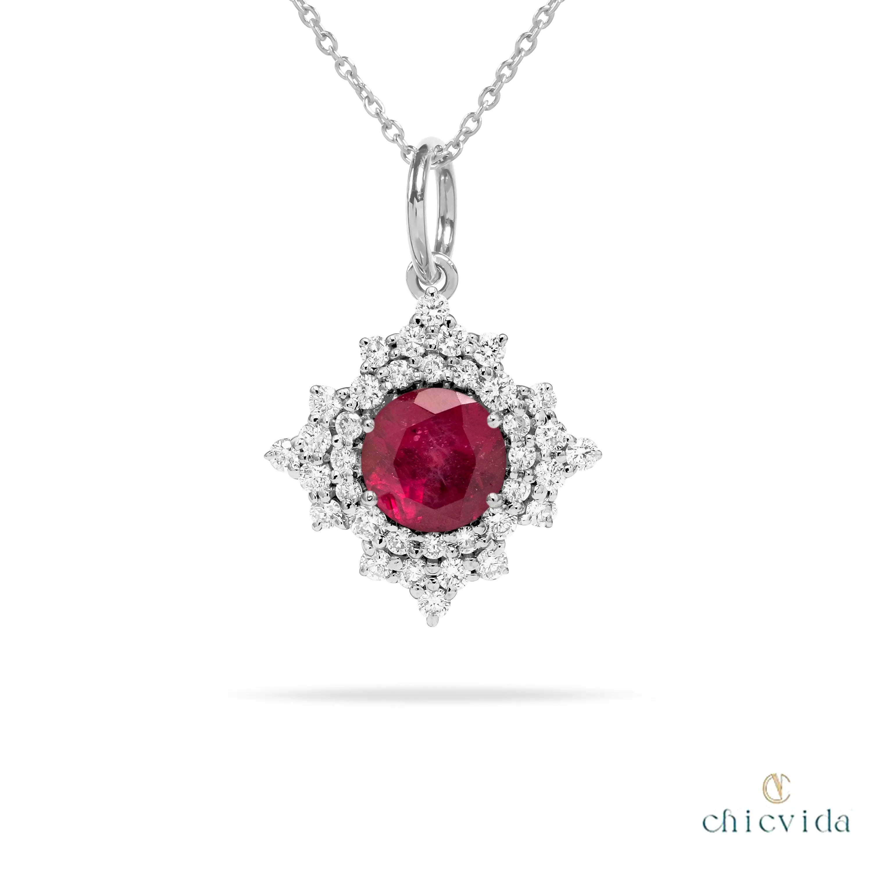 Stellar Ruby Pendant